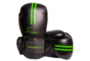 PowerPlay 21914 Боксерские перчатки PowerPlay 3016 Черно-Зеленые фото